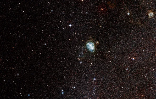 Картинка Stars, Nebula, LMC, Large Magellanic Cloud, Digitized Sky Survey, MUSE, LHA 120-N 180B, Constellation Mensa, …