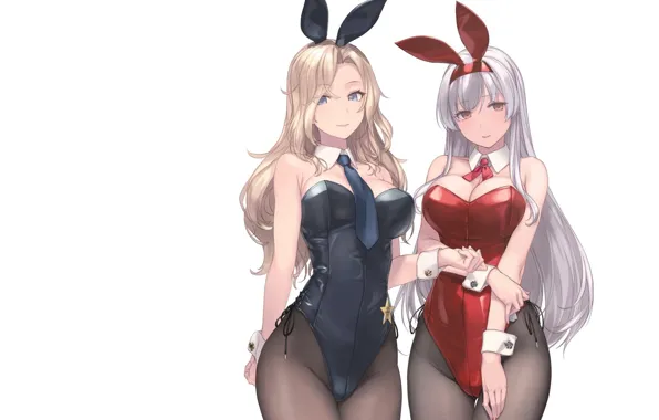 Картинка sexy, Anime, girls, bunny, tight, bunny girls