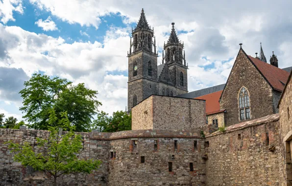 Картинка cathedral, Germany, Magdeburg, Saxony Anhalt