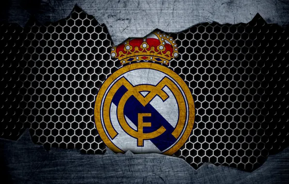 Картинка wallpaper, sport, logo, football, Real Madrid