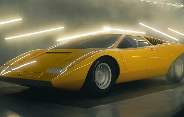 Картинка Lamborghini, Countach, LP500, Reconstruction, 2021, Lamborghini Countach LP500 Reconstruction