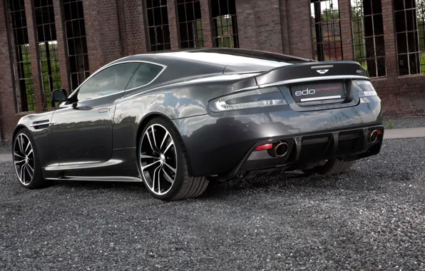 Картинка Aston Martin, DB9, Grey, Sportcar, Edo Competition, Rear