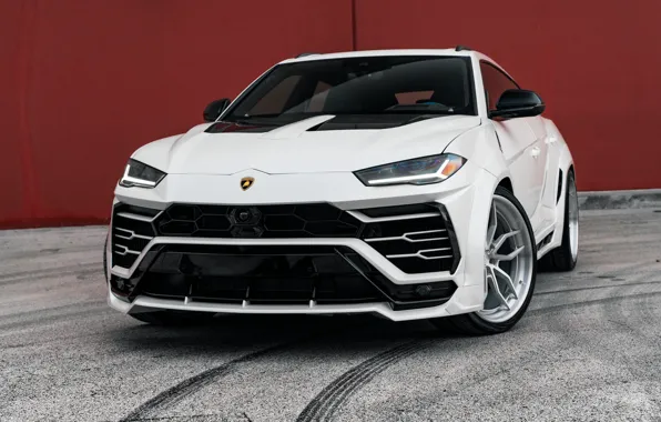 Картинка Lamborghini, White, SUV, Urus, VAG