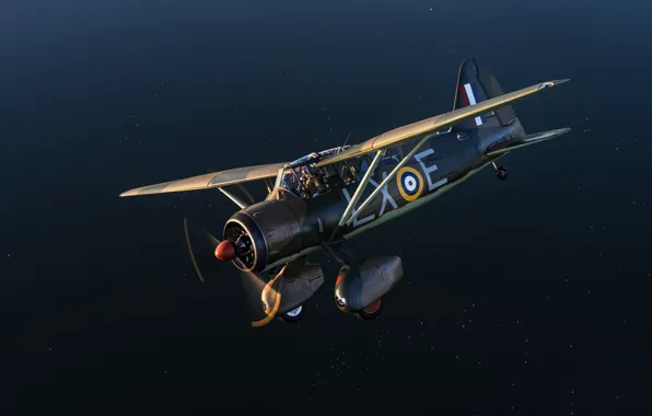 Картинка Самолет, RAF, Вторая Мировая Война, Кокпит, Westland Lysander, Самолет взаимодействия с войсками, Westland Lysander Mk.IIITT, …