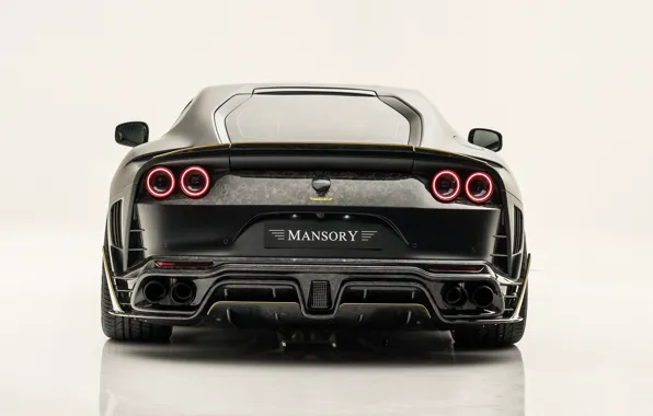 Картинка Ferrari, суперкар, вид сзади, Mansory, Superfast, 812, 2019, Stallone Black
