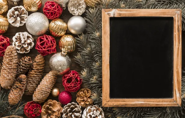 Картинка украшения, рамка, Новый Год, Рождество, Christmas, wood, New Year, decoration, frame, Merry, fir tree, ветки …