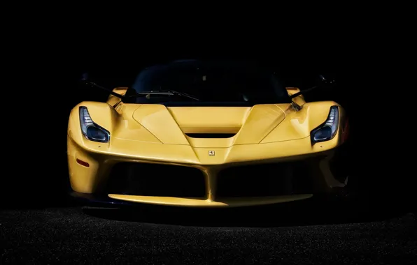 Картинка Ferrari, Yellow, LaFerrari