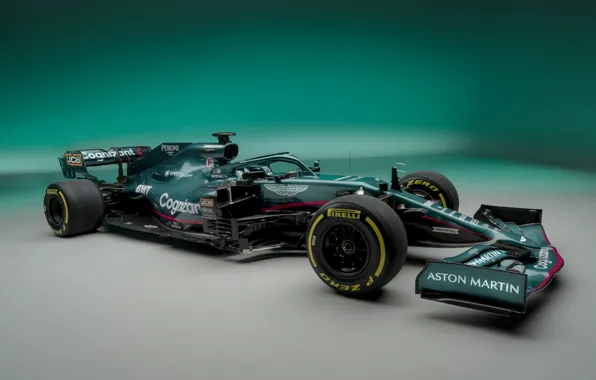 Картинка Aston Martin, болид, Formula 1, 2021, AMR21