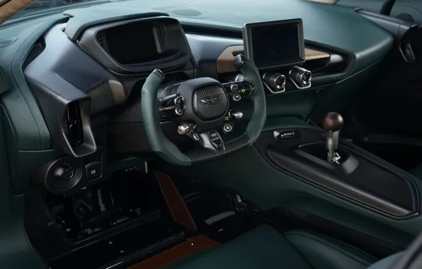 Картинка Aston Martin, купе, приборы, V12, экраны, Victor, 2020