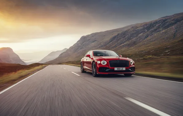 Картинка Bentley, седан, Flying Spur, 2020, V8, 2021, Flying Spur V8
