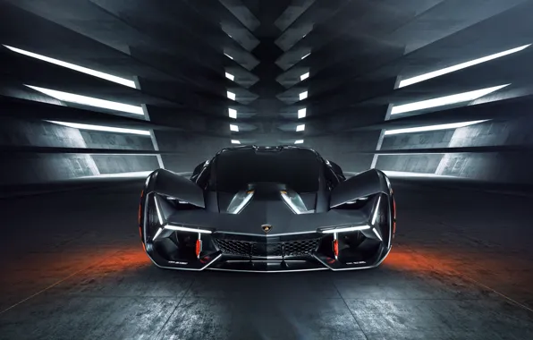 Картинка Lamborghini, суперкар, вид спереди, гиперкар, Terzo Millennio
