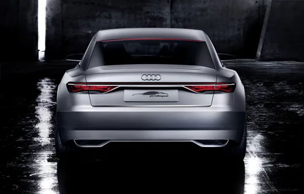 Картинка Concept, Audi, купе, Coupe, корма, 2014, Prologue