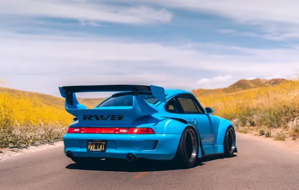 Картинка Blue, Porsche 911, RWB, Vehicle