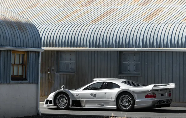 Картинка Mercedes-Benz, Silver, AMG CLK GTR