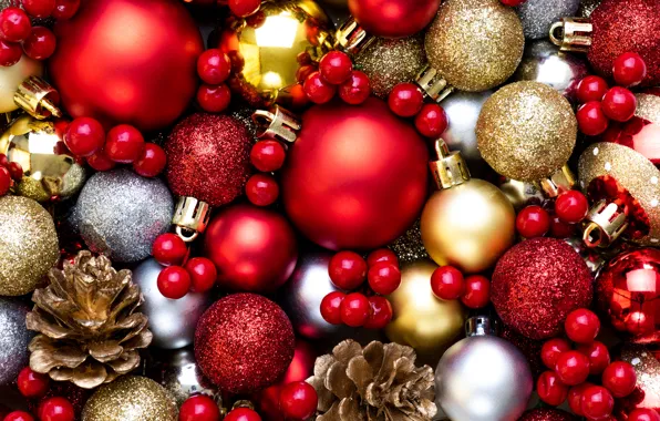 Картинка украшения, шары, colorful, Новый Год, Рождество, Christmas, balls, New Year, decoration, Merry