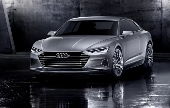 Картинка Concept, свет, Audi, купе, Coupe, помещение, 2014, Prologue