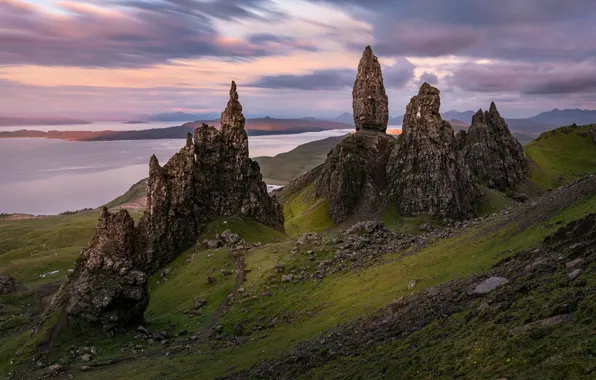 Картинка скалы, Шотландия, Isle of Skye