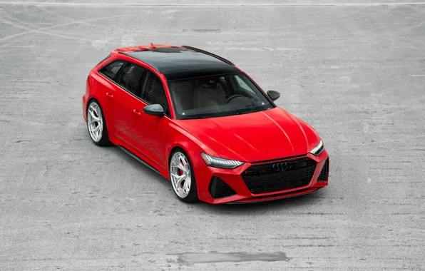 Картинка Audi, RED, Avant, RS6, VAG