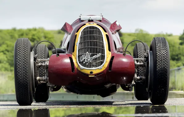 Картинка Alfa Romeo, Classic, Scuderia Ferrari, Grand Prix, 1935, Classic car, Sports car, Alfa Romeo Tipo …