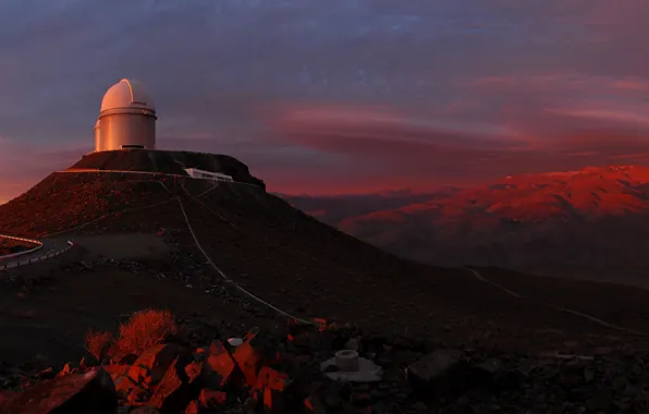 Картинка Observatory, Chili, Atacama Desert, La Silla, NTT, Chajnantor plateau, Panoramic View, ESO, SEST