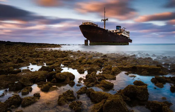 Картинка Spain, Canary Islands, Ghost Ship, Punta Del Hornito