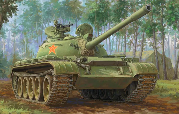 Картинка Танк, КНР, Type 59, Тип 59, WZ-120, Основной Боевой Танк