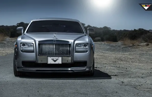 Картинка Rolls-Royce, Ghost, Vorsteiner, Tuning, Silver