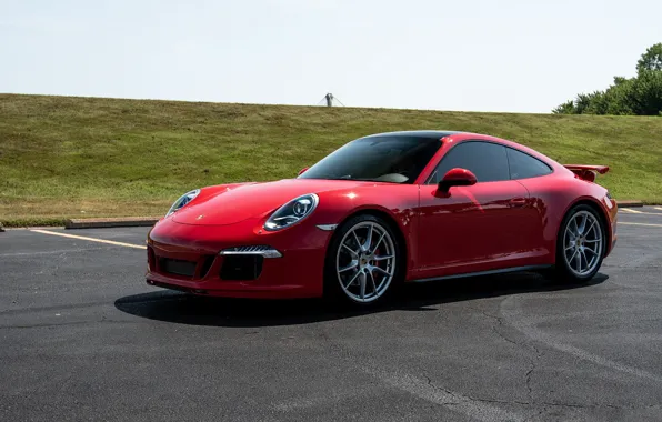 Картинка 911, Porsche, red