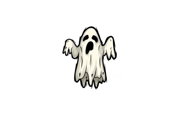 Картинка призрак, хеллоуин, привидение