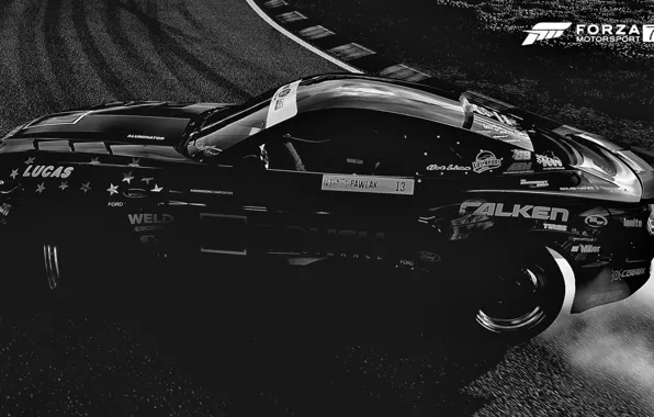 Картинка HDR, Game, FM7, UHD, Forza Motorsport 7, Black & White, Xbox One X, Photography by …
