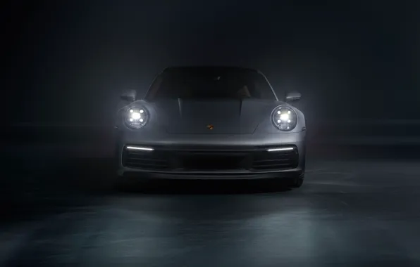 Картинка 911, Porsche, вид спереди, Carrera S, 2019