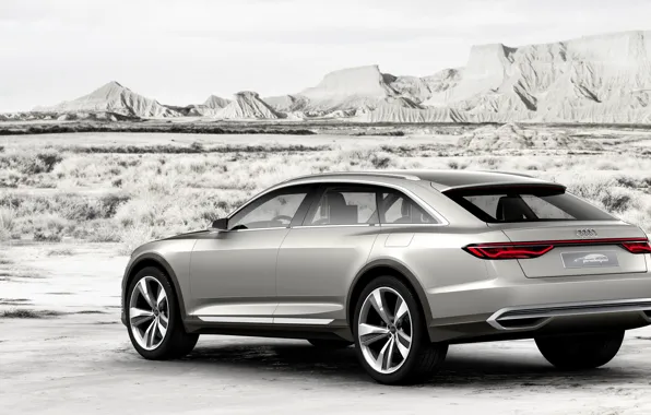 Картинка Concept, Audi, Allroad, боком, универсал, 2015, Prologue