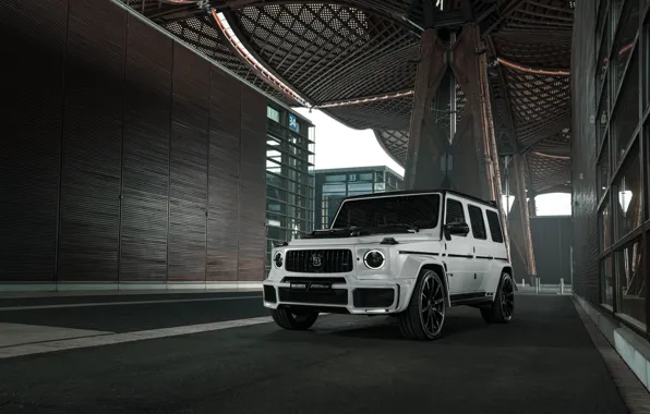 Картинка Mercedes, Front, AMG, White, G-Class, G63, G63 AMG