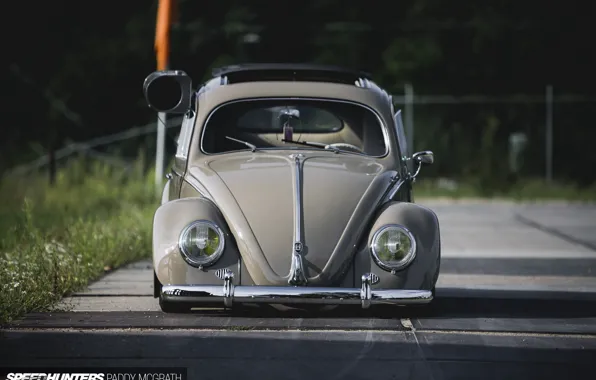 Картинка Volkswagen, Retro, Volkswagen Beetle, Beethoven, Bug, 1957 Year