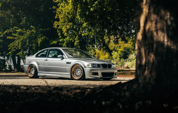 Картинка BMW, E46, Gold, Wheels, M3