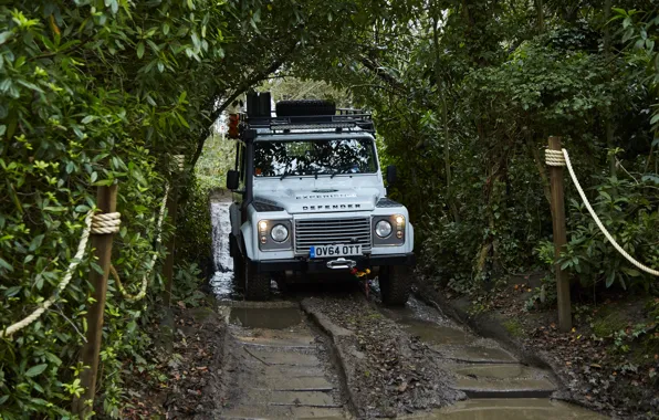Картинка зелень, Land Rover, Defender, 2015
