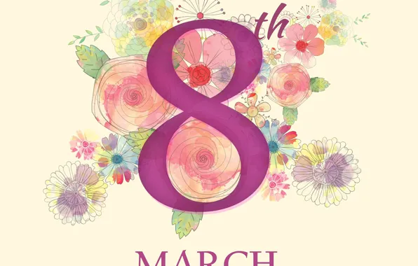 Картинка цветы, праздник, весна, 8 марта, женский день