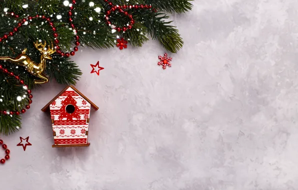 Картинка снег, Новый Год, Рождество, Christmas, wood, snow, New Year, decoration, Happy, Merry, fir tree, ветки …