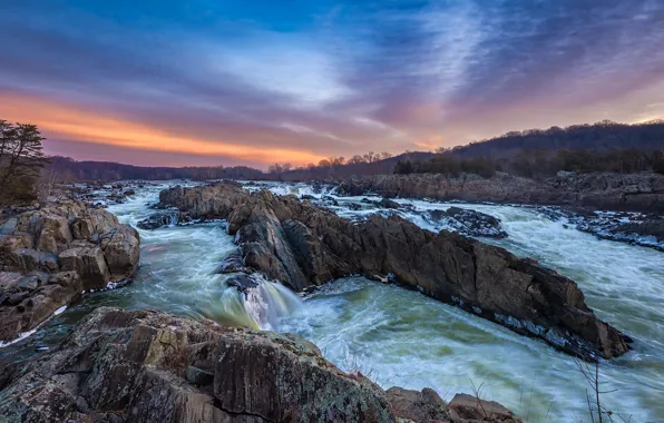 Картинка Great Falls, Potomac River, Virginia Side