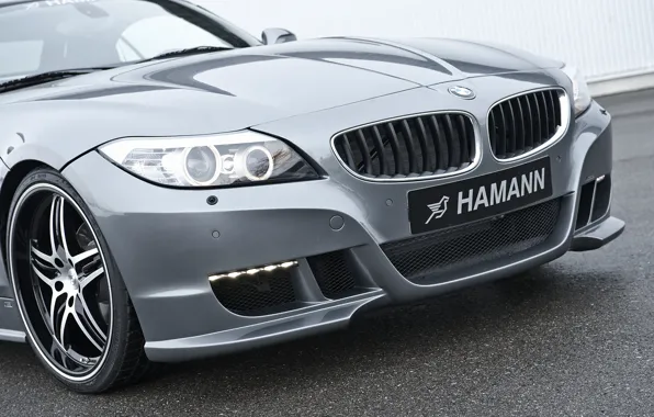 Картинка серый, BMW, родстер, Hamann, 2010, передняя часть, E89, BMW Z4, Z4
