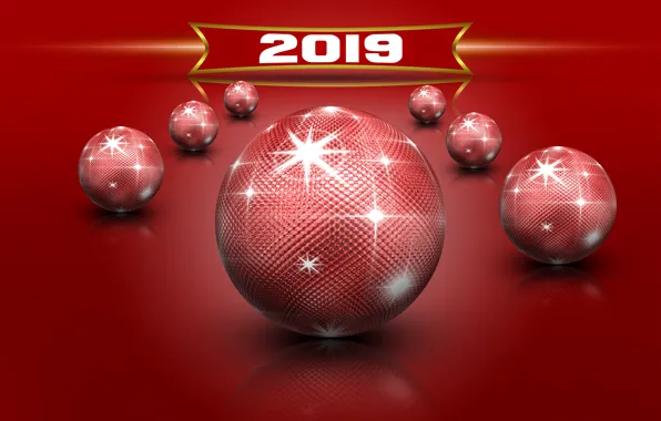 Картинка блики, красное, шары, новый год, рождество, christmas, new year, фон background, текестура, новый год 2019, …