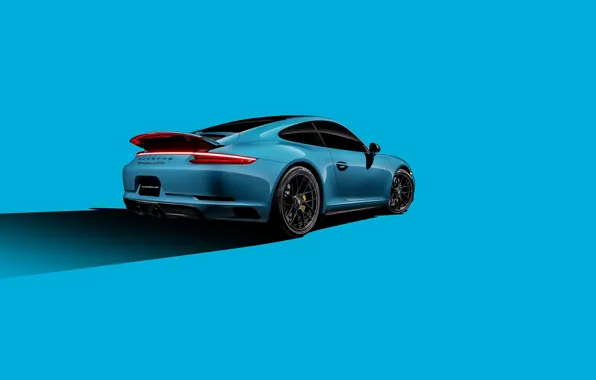 Картинка 911, Porsche, Blue, Carrera, VAG, 4GTS