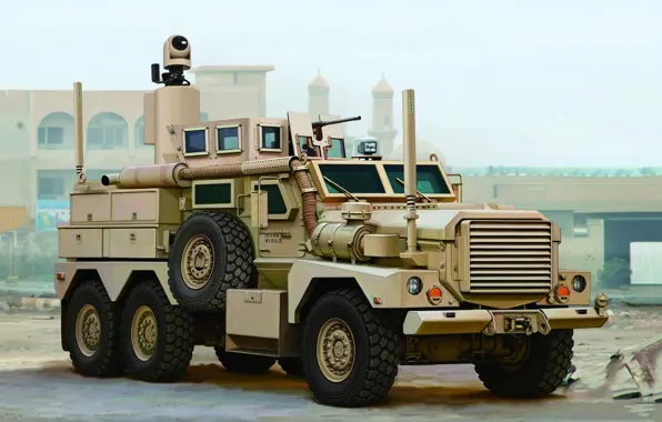 Картинка Арт, Cougar, Joint EOD Rapid Response Vehicle, U.S.Army, 6x6 JERRV, Бронированный автомобиль