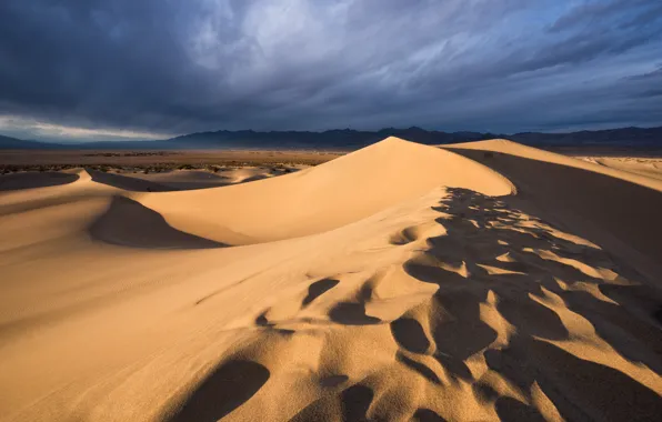 Картинка песок, дюны, Калифорния, США, Death Valley