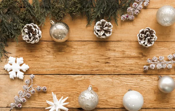 Картинка украшения, шары, Новый Год, Рождество, Christmas, balls, wood, New Year, decoration, Merry, fir tree, ветки …