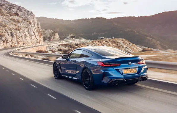 Картинка скорость, BMW, Coupe, Competition, UK-Spec, 2019, BMW M8, F92