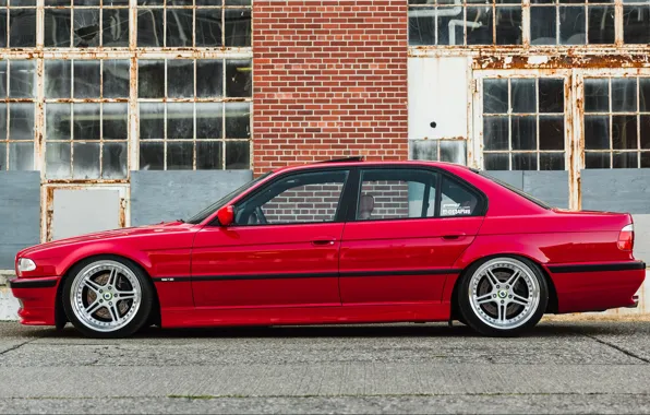 Картинка BMW, RED, 7-Series, E38