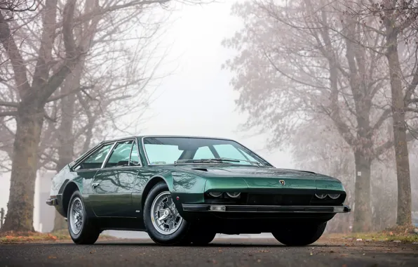 Картинка туман, Lamborghini, 1970, ламба, Jarama, 400 GT