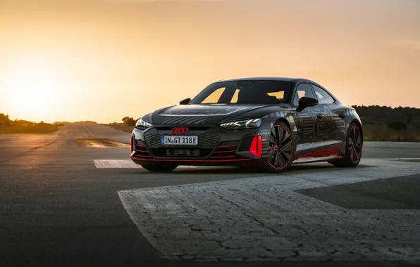 Картинка Audi, купе, вечер, 2020, RS e-Tron GT Prototype