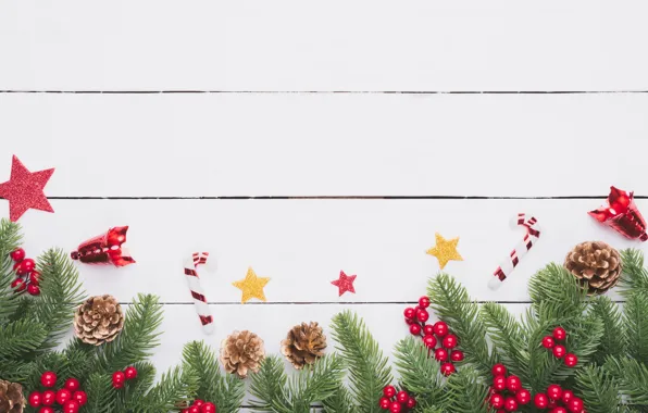 Картинка украшения, Новый Год, Рождество, Christmas, wood, New Year, decoration, xmas, Merry, fir tree, ветки ели